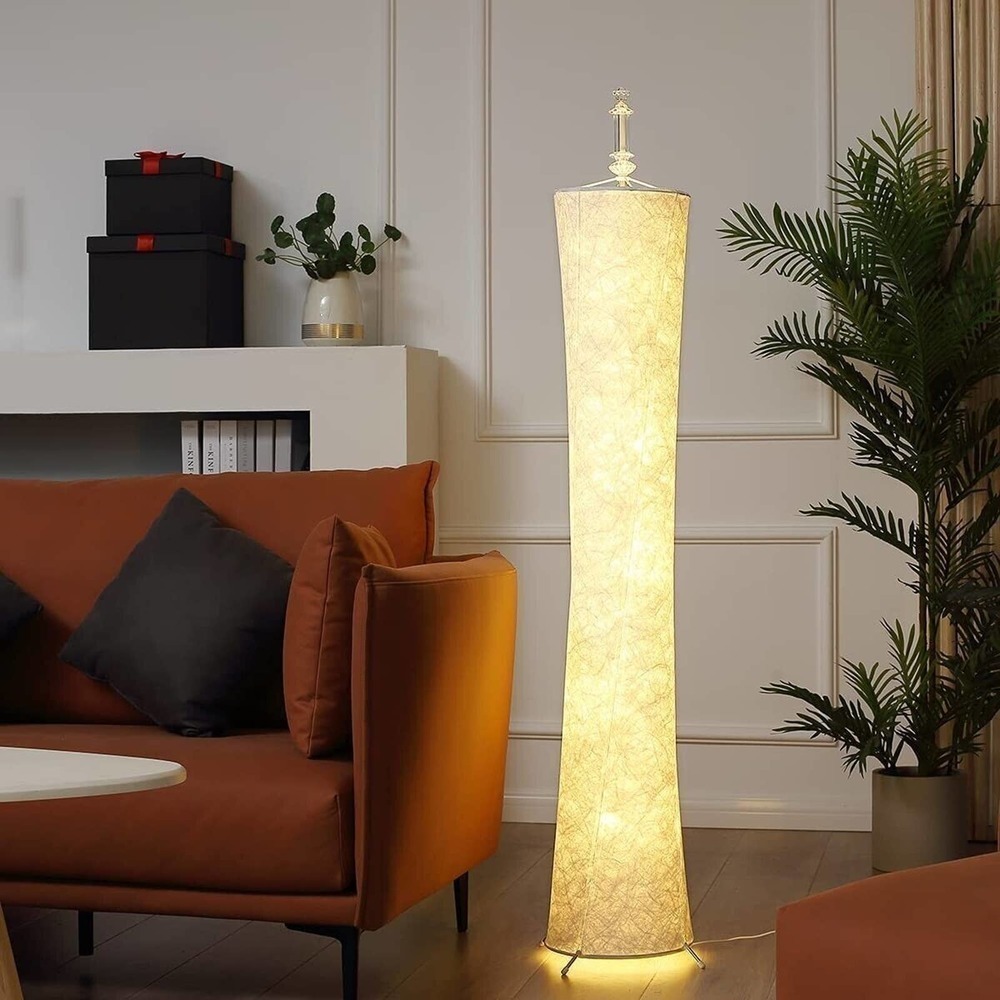 Soft Light LED Floor Lamp RGB 7 Color Changing Tyvek Fabric‎ Shade - New - Picture 4 of 9